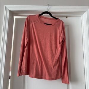 NWOT Women's Coral Long Sleeve Top
